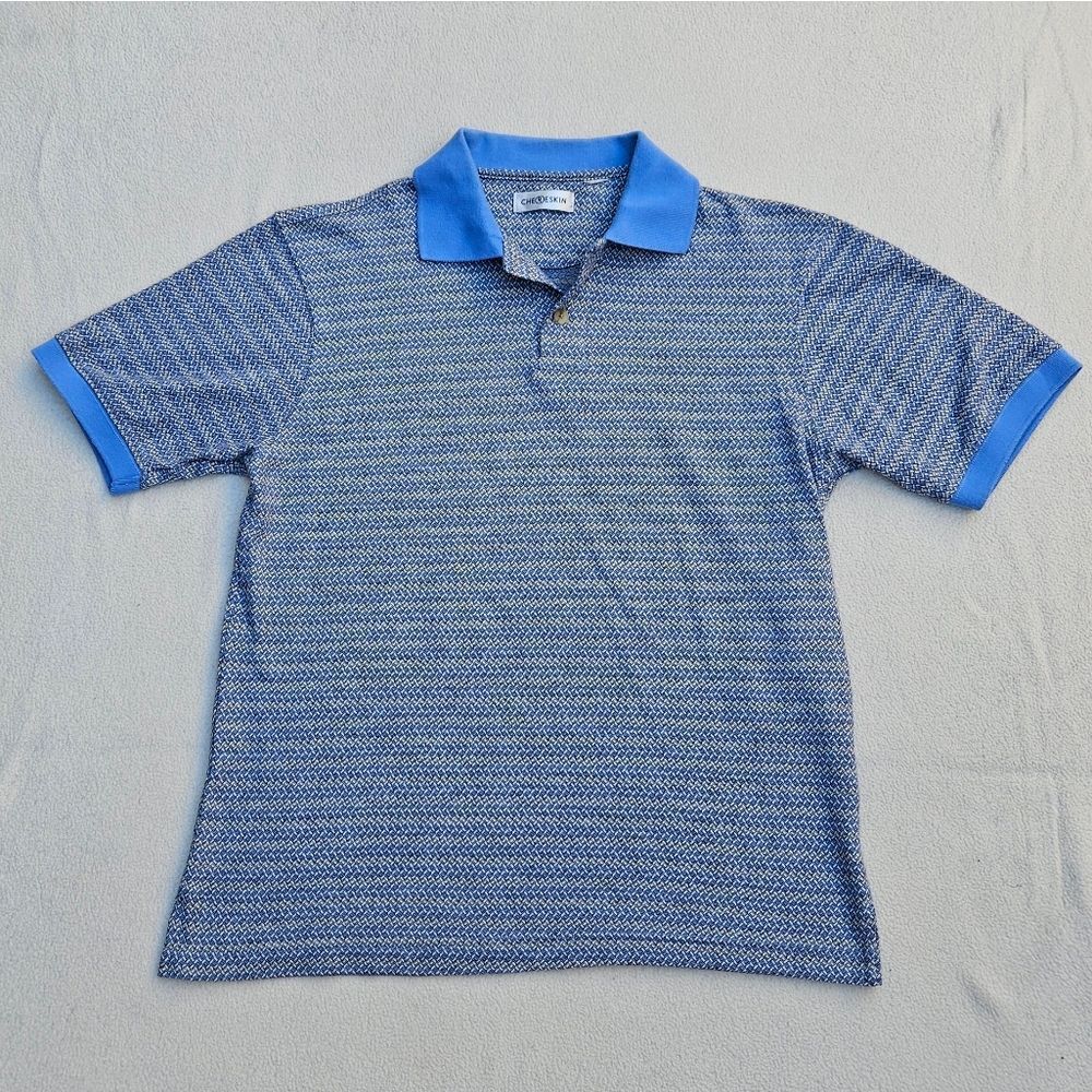 Chereskin Blue Patterned Men's Polo Shirt